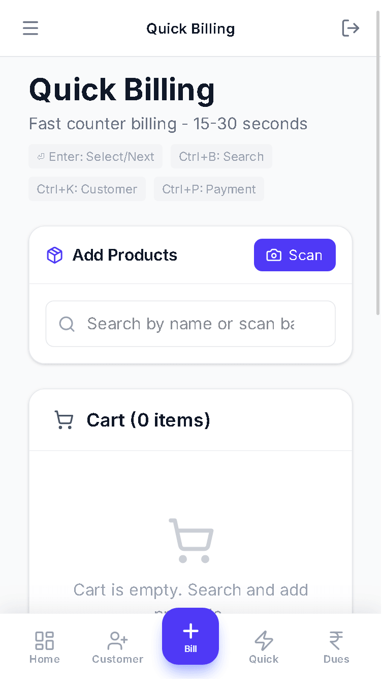Quick Billing